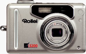 Rollei's dt3200 digital camera. Courtesy of Rollei Germany, with modifications by Michael R. Tomkins. Click for a bigger picture!