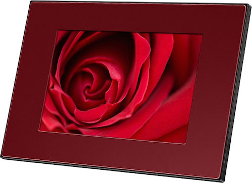 Sony's S-Frame DPF-E73 digital picture frame. Photo provided by Sony Europe (Belgium) N.V. Click for a bigger picture!