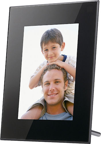 Sony's S-Frame DPF-X85 digital picture frame. Photo provided by Sony Europe (Belgium) N.V. Click for a bigger picture!