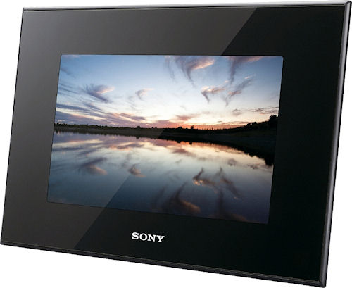 Sony's S-Frame DPF-X95 digital picture frame. Photo provided by Sony Europe (Belgium) N.V. Click for a bigger picture!