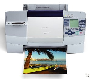 Canon's S830D Color Bubble Jet Printer. Courtesy of Canon U.S.A. Inc., with modifications by Michael R. Tomkins.