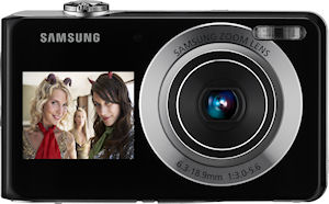 Samsung's TL205 digital camera. Photo provided by Samsung Electronics America Inc. Click for a bigger picture!