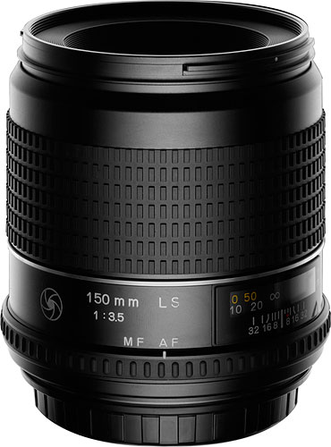 The Schneider Kreuznach 150 mm LS lens. Photo provided by Phase One A/S. Click for a bigger picture!
