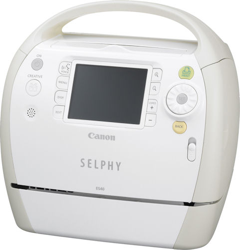 Canon's SELPHY ES40 compact photo printer. Photo provided by Canon USA Inc. Click for a bigger picture!