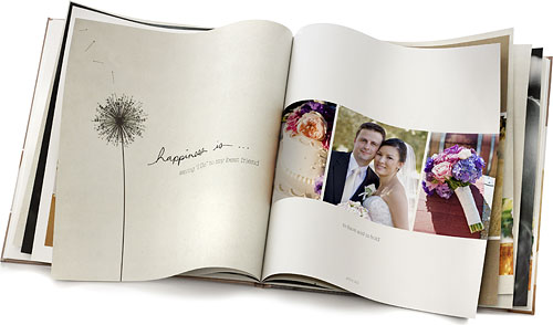 An example of Shutterfly's 'Happiness Is' photo book style. Photo provided by Shutterfly Inc. Click for a bigger picture!