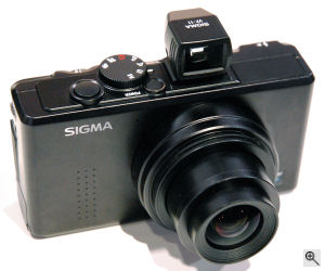 Sigma's DP1 digital camera. Copyright (c) 2007, The Imaging Resource. All rights reserved. Click here for a bigger picture!