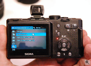 Sigma's DP1 digital camera. Copyright (c) 2007, The Imaging Resource. All rights reserved. Click here for a bigger picture!