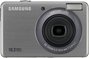 Samsung's SL202 digital camera. Photo provided by Samsung Electronics America Inc. Click for a bigger picture!