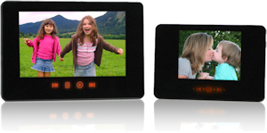 Smartparts' SP24PC and SP35PC digital picture frames. Photo provided by Smartparts Inc. Click for a bigger picture!