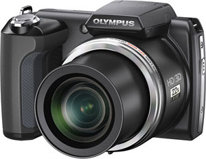 Olympus' SP-610UZ digital camera. Photo provided by Olympus Imaging America Inc. Click for a bigger picture!