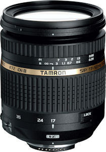 Tamron's SP AF17-50mm F/2.8 XR Di II VC LD Aspherical [IF] lens. Photo provided by Tamron USA Inc. Click for a bigger picture!