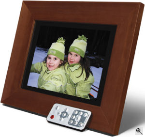 Smartparts' SPDPF84M digital picture frame. Courtesy of Smartparts Inc., with modifications by Michael R. Tomkins. Click for a bigger picture!