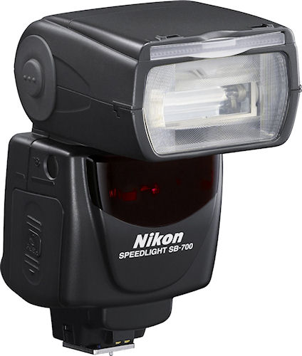 Nikon's Speedlight SB-700 flash strobe. Photo provided by Nikon Inc. Click for a bigger picture!