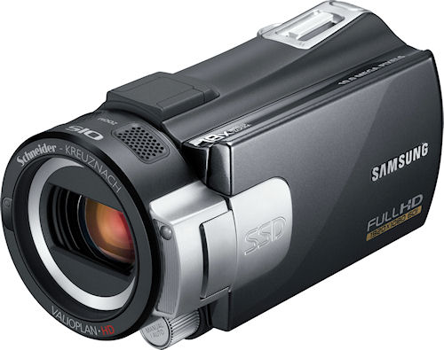 Samsung's S-Series digital camcorders. Photo provided by Samsung Electronics America Inc. Click for a bigger picture!