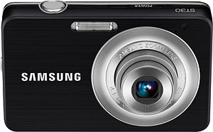 Samsung's ST30 digital camera. Photo provided by Samsung Electronics Co. Ltd. Click for a bigger picture!