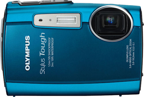 Olympus' Stylus Tough-3000 digital camera. Photo provided by Olympus Imaging America Inc. Click for a bigger picture!