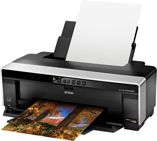 The Epson Stylus Photo R2000 13-inch photo printer. Photo provided by Epson America Inc. Click for a bigger picture!