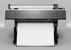 Epson's Stylus Pro 9900 printer. Courtesy of Epson, with modifications by Michael R. Tomkins. Click for a bigger picture!