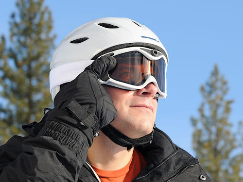 The Summit-series Snow Camera Goggle in use. Photo provided by Liquid Image Co. LLC. Click for a bigger picture!