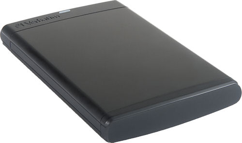 Verbatim's SureFire portable hard disk. Photo provided by Verbatim Americas LLC. Click for a bigger picture!
