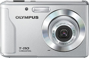 Olympus' T-110 digital camera. Photo provided by Olympus Imaging Corp.