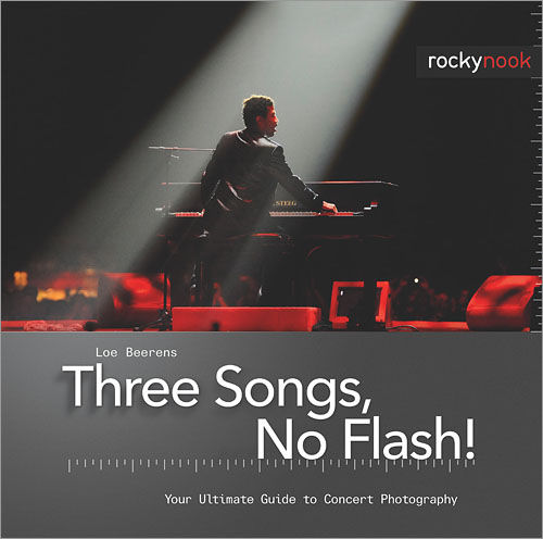 Three Songs, No Flash: Your Ultimate Guide to Concert Photography, by Loe Beerens. Photo provided by O'Reilly Media Inc.