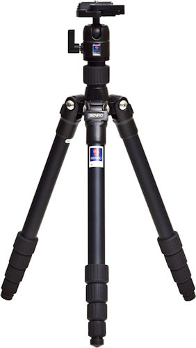 The patented 180-degree foldover design of the Travel Angel allows the legs to be folded upwards into a compact package (up to 20% smaller than conventional tripods), that can easily fit in backpacks or carry-on luggage. Photo and caption provided by MAC Group. Click for a bigger picture!