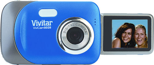 Vivitar's ViviCam 5028 digital camera. Photo provided by Vivitar. Click for a bigger picture!