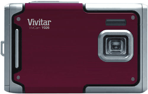 Vivitar's ViviCam T026 digital camera. Photo provided by Vivitar. Click for a bigger picture!