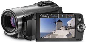 Canon's VIXIA HF200 flash memory camcorder. Photo provided by Canon U.S.A. Inc. Click for a bigger picture!