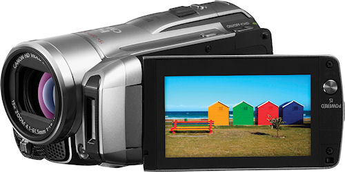 Canon's VIXIA HF M300 camcorder. Photo provided by Canon. Click for a bigger picture!