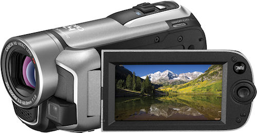 Canon's VIXIA HF R100 camcorder. Photo provided by Canon. Click for a bigger picture!