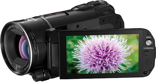 Canon's VIXIA HF S200 camcorder. Photo provided by Canon. Click for a bigger picture!
