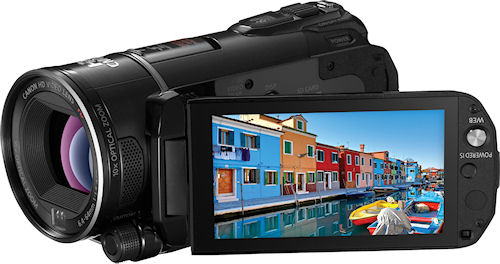 Canon's VIXIA HF S20 camcorder. Photo provided by Canon. Click for a bigger picture!