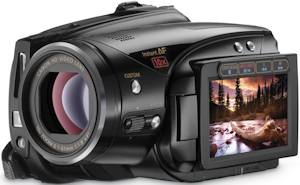 Canon's VIXIA HV40 HDV camcorder. Photo provided by Canon U.S.A. Inc. Click for a bigger picture!