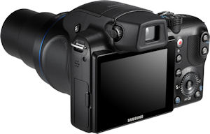 Samsung's WB5500 digital camera. Photo provided by Samsung Electronics GmbH. Click for a bigger picture!
