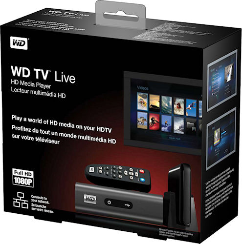 WD's TV Live HD Media Player product packaging. Photo provided by Western Digital Corp. Click for a bigger picture!