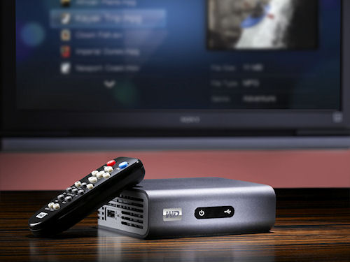 WD's TV Live HD Media Player in use. Photo provided by Western Digital Corp. Click for a bigger picture!
