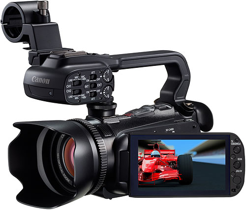Canon's XA10 Professional camcorder. Photo provided by Canon USA Inc. Click for a bigger picture!