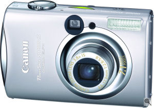 Canon's Powershot SD800IS digital camera. Courtesy of Canon, with modifications by Michael. R. Tomkins. Click for a bigger picture!