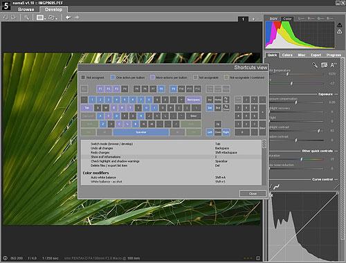 Screenshots of the nama5 raw processor in use. Image provided by nama5 s.r.o. Click for a bigger picture!