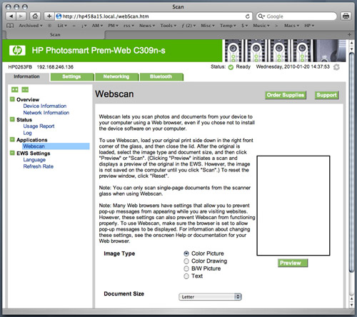 Imaging Resource Printer Review: HP Photosmart Premium All-in-One ...