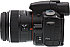 Left side of Sony Alpha SLT-A55V digital camera
