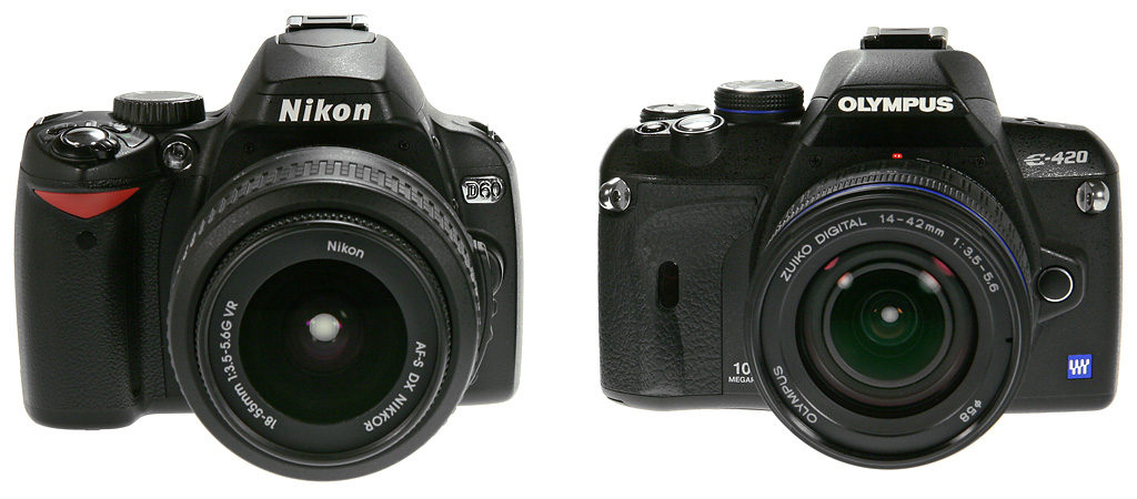 nikon d60 wallpaper. Nikon D60 vs Olympus E-420.