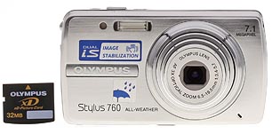 Olympus Stylus 760 Front View