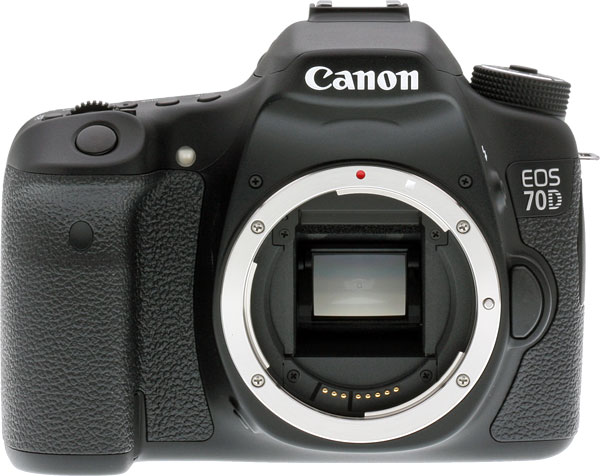Canon 70D review -- Front view