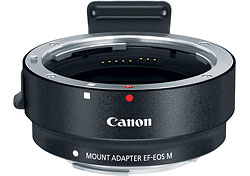 Canon EOS M review -- Mount Adapter EF-EOS M