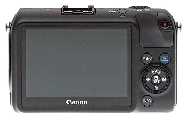 Canon EOS M review -- Rear view