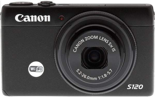 Canon S120 - front view