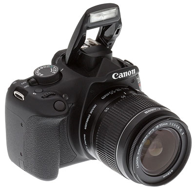 Canon T5 Review -- 3/4 shot with flash